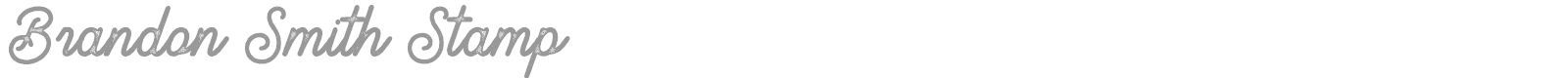 Brandon Smith font preview